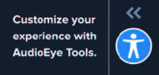 Customize your experience with AudioEye Tools